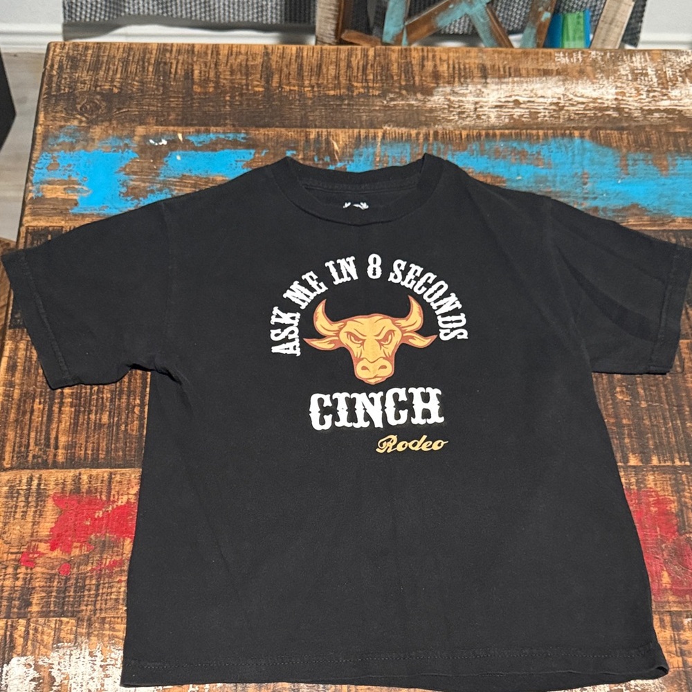 Cinch Kids Black Bull Graphic Tee